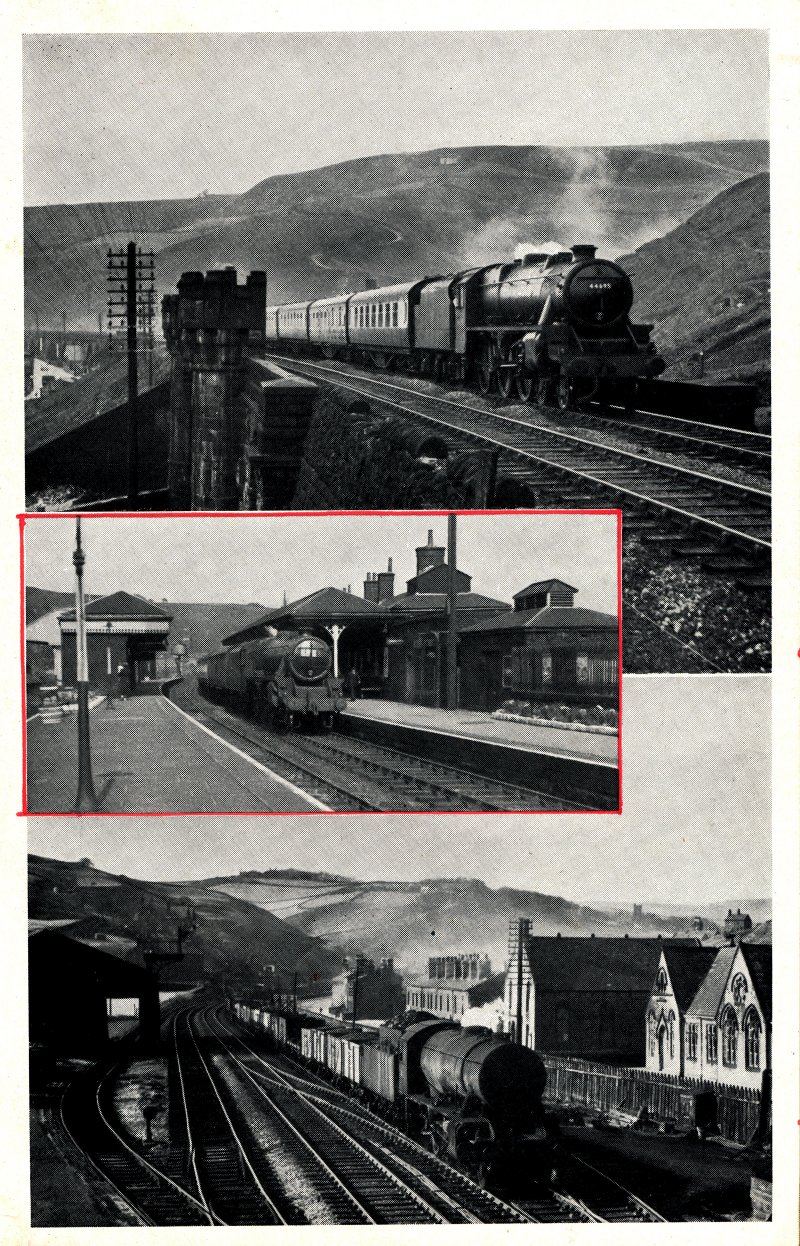 Trains Illustrated article Calder Valley main line December 1955.