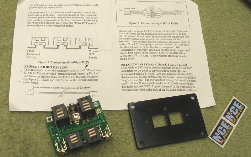 Clear instructions are provided with the NEC UTP module - but no wire!!