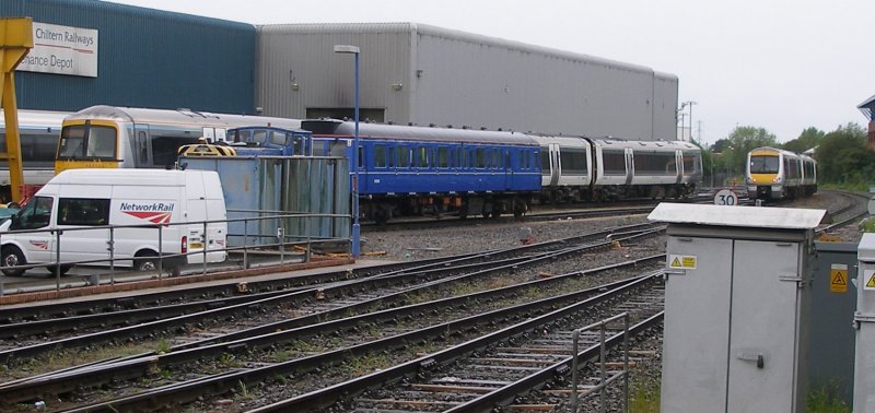 Class 121 Bubble Car W55020 'on shed' at Aylesbury Depot on Thursday 18 May 2017.