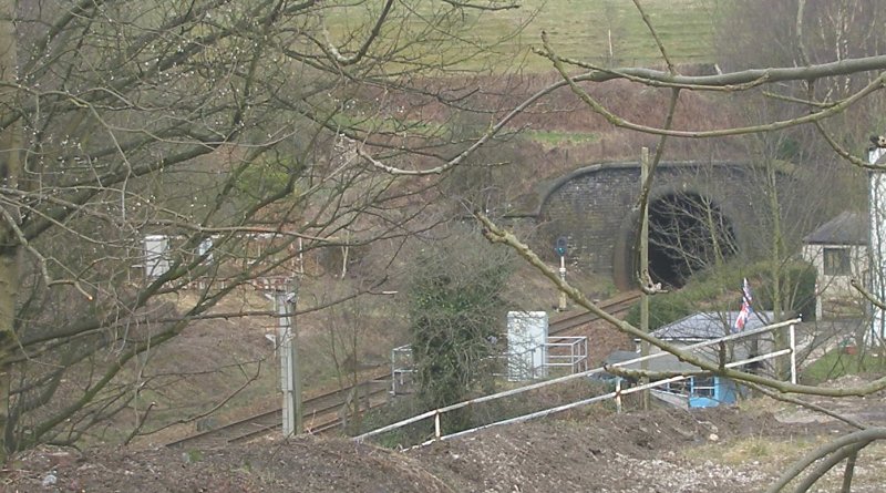 Winterbutlee Tunnel western portal photographed on Friday 25 March 2016