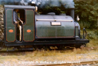 'Prince' arrives at Tan-y-Bwlch, Festiniog Railway, 31 July 1966