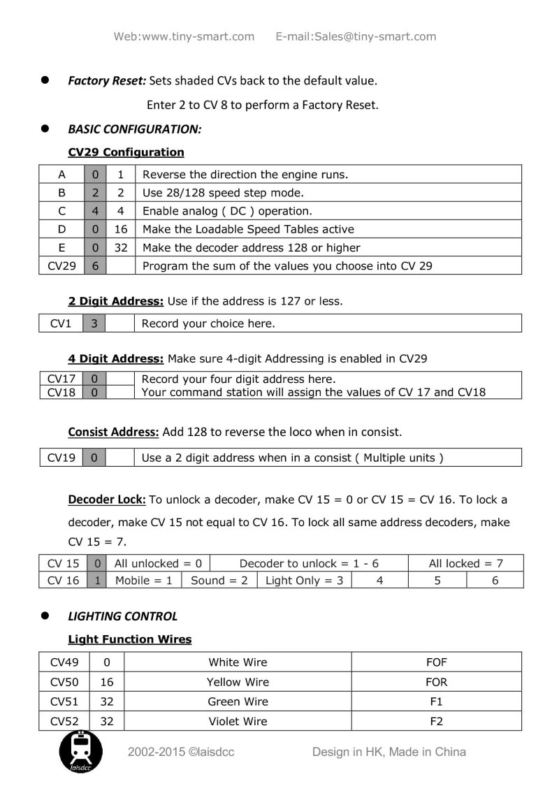 laisdcc recommended settings sheet 1