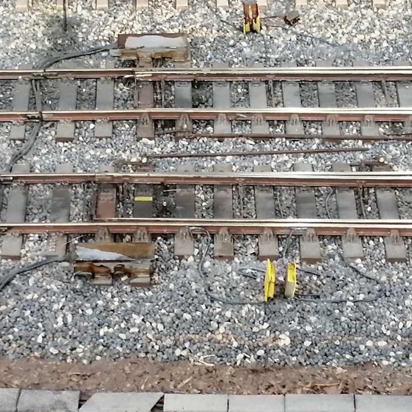 Heaton Lodge 7mm model railway: pointwork