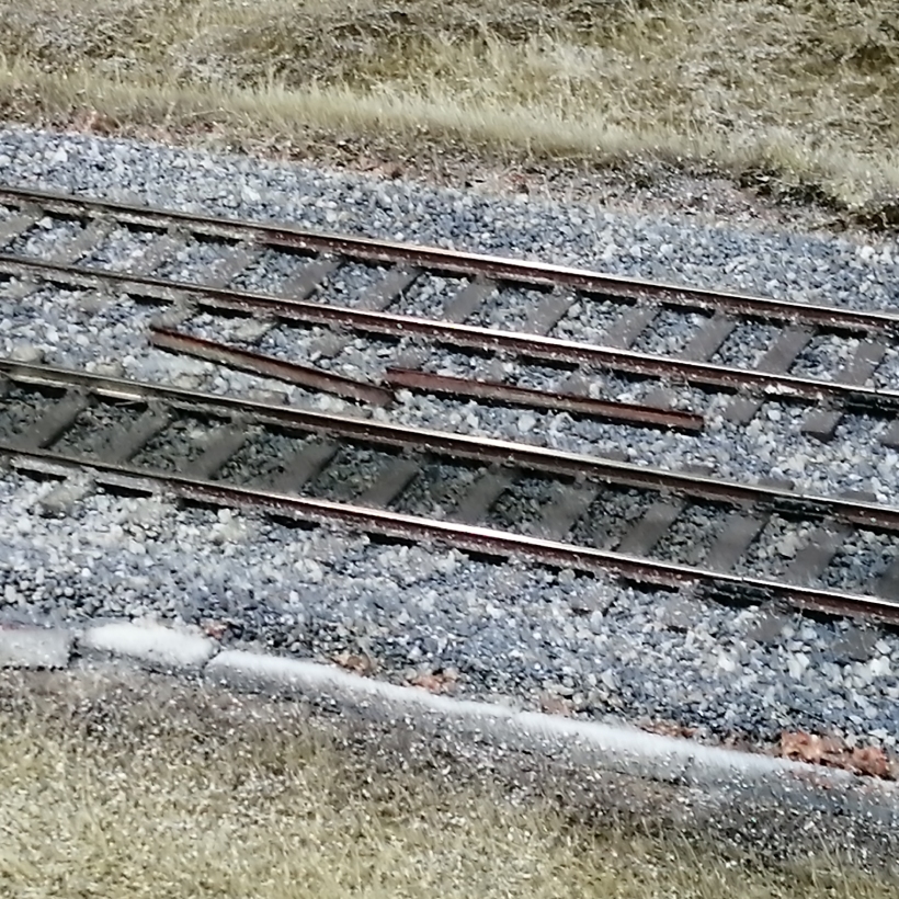 Heaton Lodge 7mm model railway: track detail